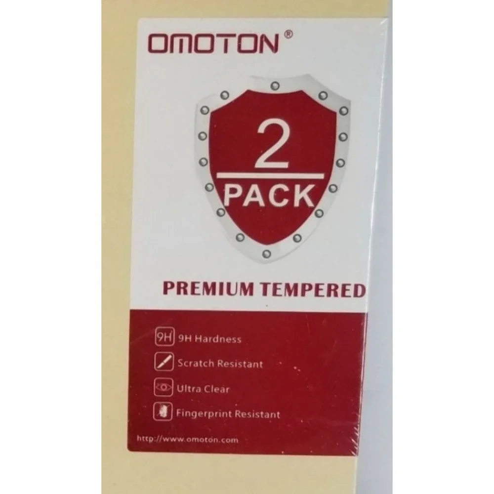 iPad Screen Protector Omoton Tempered Glass 2-Pack 9H Scratch Resistant